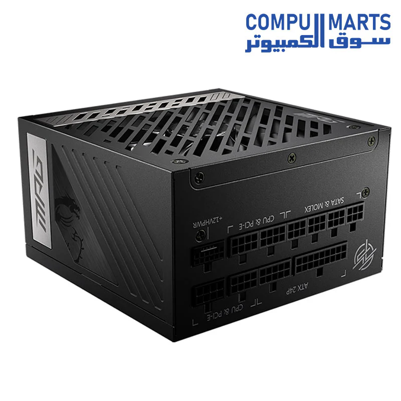 MSI MPG A1000G PCIE 5 & ATX 3.0 Gaming Power Supply - Image 2