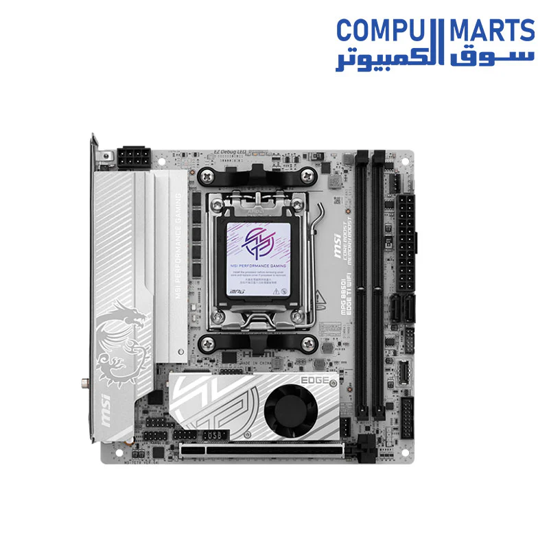 MSI MPG B850I EDGE TI WIFI ITX GAMING Motherboard- AMD AM5 CPUs - Image 2