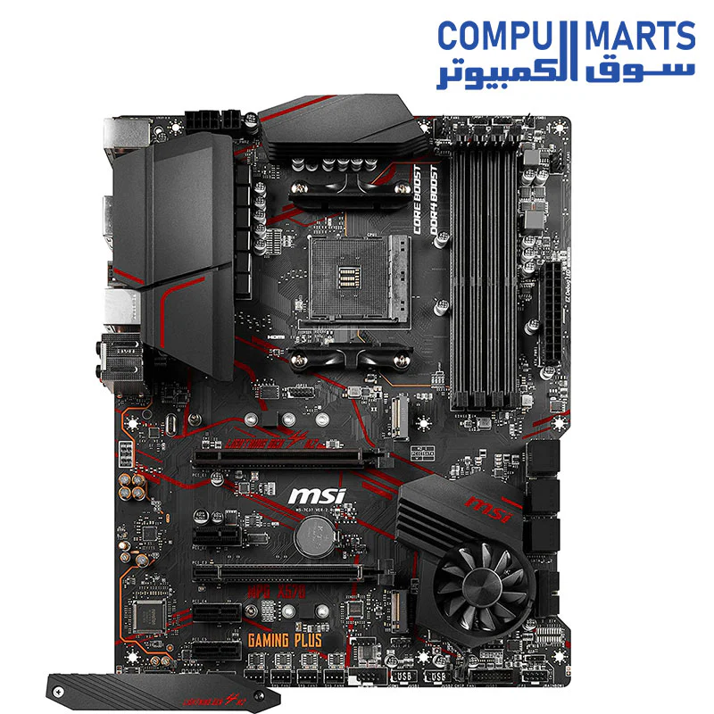 MSI MPG X570 GAMING PLUS Motherboard (AMD AM4, PCIe 4.0, DDR4, SATA 6Gb/s, M.2, USB 3.2 Gen 2, HDMI, ATX)Ryzen - Image 2