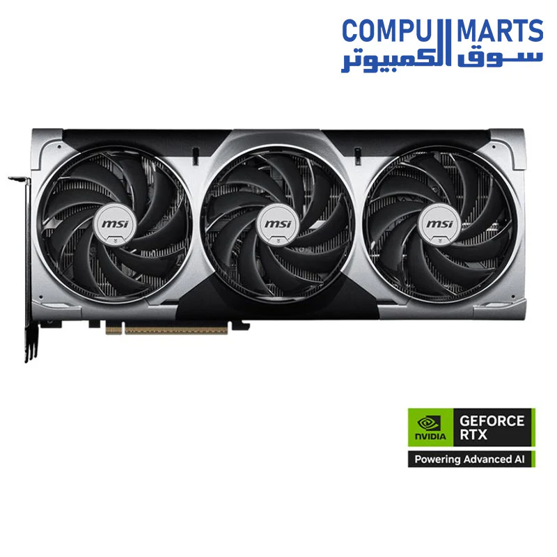 MSI NVIDIA GeForce RTX 5090 VENTUS 3X Overclocked Triple Fan 32GB GDDR7 PCIe 5.0 Graphics Card - Image 2