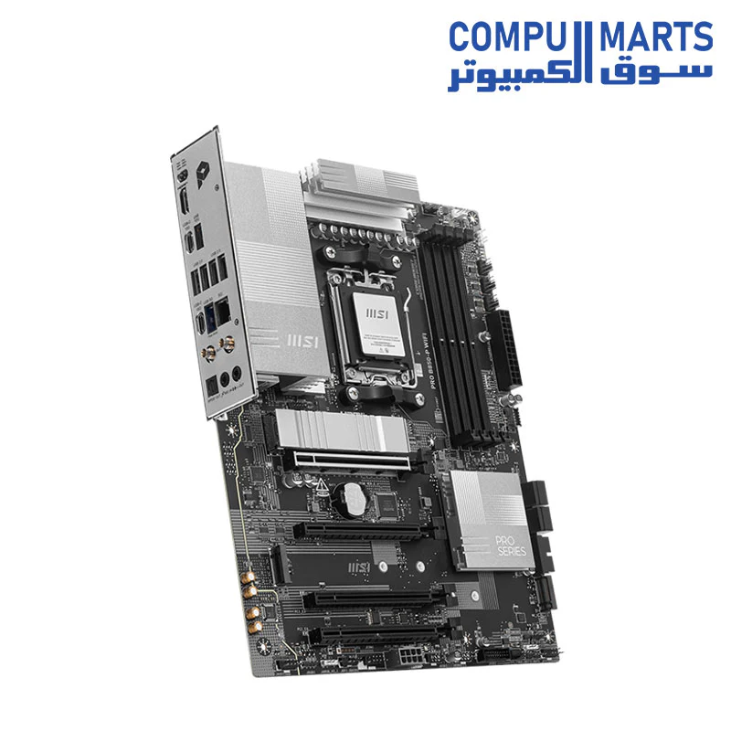 MSI PRO B850-P WiFi Motherboard, ATX - Supports AMD Ryzen 9000/8000 / 7000 Processors, AM5 - DDR5 - Image 3