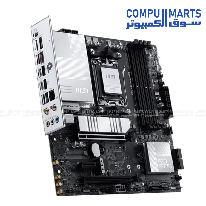 MSI PRO B850M-A WIFI Motherboard – AM5, DDR5, Wi-Fi 7, PCIe 5.0 - Image 3