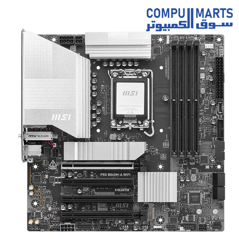 MSI PRO B860M-A WIFI 7 MOTHERBOARD - Image 2