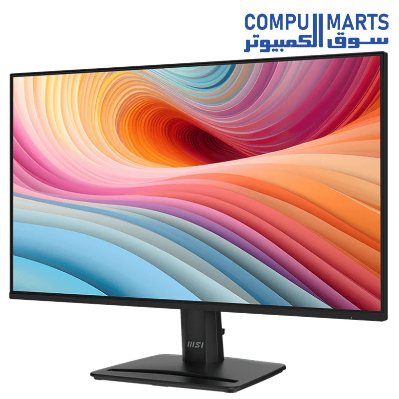 MSI PRO MP251 E2 24.5-inch IPS 1920 x 1080 (FHD) Gaming Office Monitor, 120Hz, Adaptive-Synch, HDR Ready, HDMI, VGA Port, Display Port,VESA Mountable, Tilt, Speaker, 1ms, Black - Image 2
