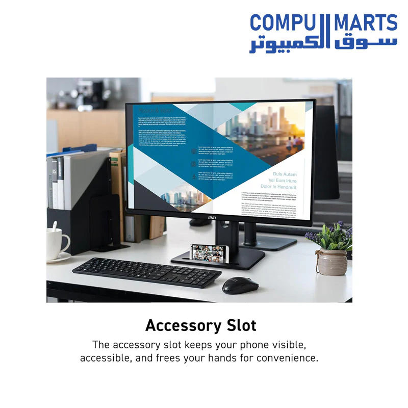 MSI PRO MP275PG 27-inch IPS 1920 x 1080 (FHD) Computer Monitor - Image 2