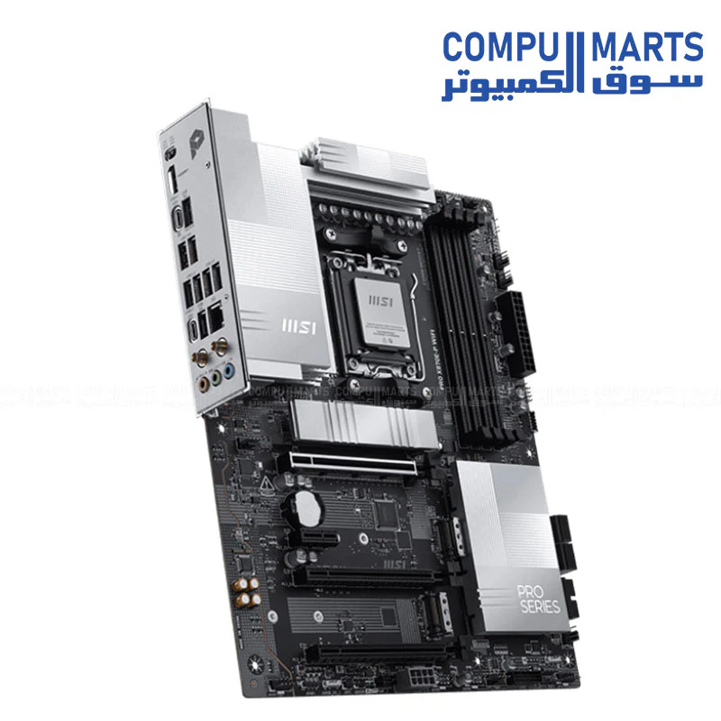 MSI PRO X870E-P WiFi AM5 DDR5 PCIe 5.0 ATX Motherboard - Image 3