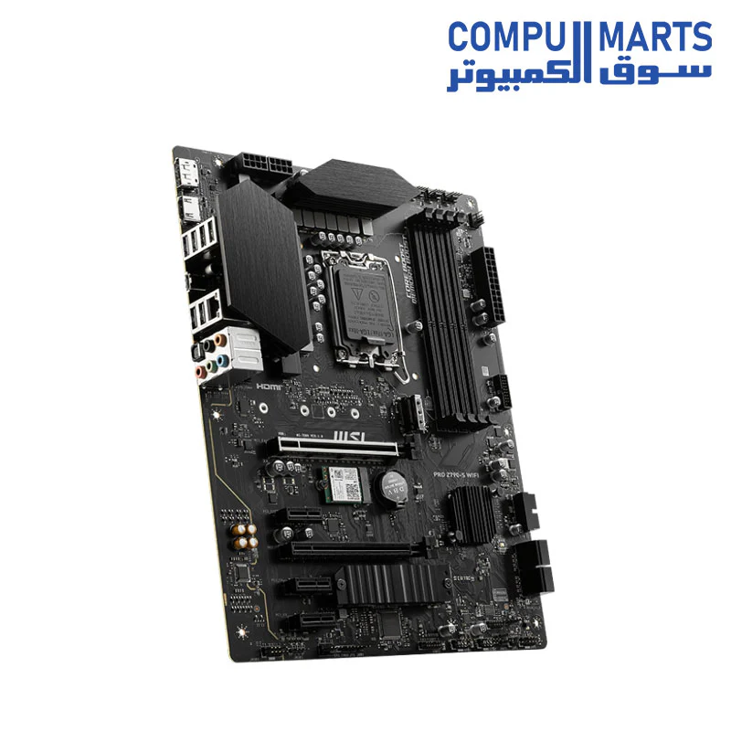 MSI PRO Z790-S WiFi ProSeries Motherboard – Intel LGA1700 – DDR5 – ATX – PCIe 5.0 – M.2 – WiFi – Supports 14th / 13th / 12th Gen Intel - Image 4