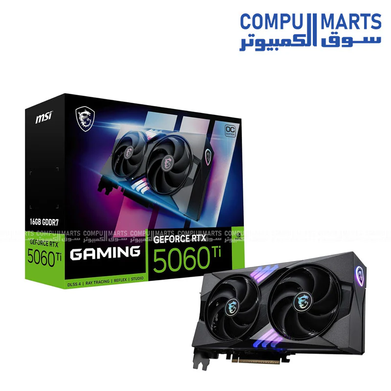 MSI Gaming RTX 5060 Ti 16G Gaming OC Graphics Card - Image 2
