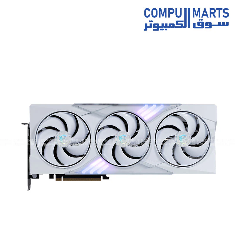 MSI GeForce RTX 5080 GAMING TRIO OC WHITE 16GB GDDR7 PCIe 5.0 Graphics Card – Overclocked Triple Fan GPU - Image 2