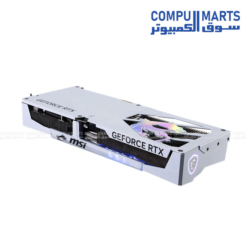 MSI GeForce RTX 5080 GAMING TRIO OC WHITE 16GB GDDR7 PCIe 5.0 Graphics Card – Overclocked Triple Fan GPU - Image 3
