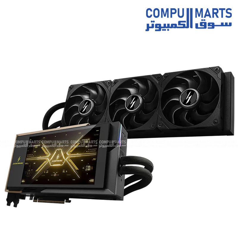 MSI GeForce RTX™ 5090 32G LIGHTNING Z Graphics Card – 32GB GDDR7, 512-bit, PCIe 5.0 x16, 21760 CUDA Cores, 2775MHz Extreme Clock, HDMI 2.1b, DisplayPort 2.1b, 8K 7680x4320, Dual 16-Pin Power - Image 2