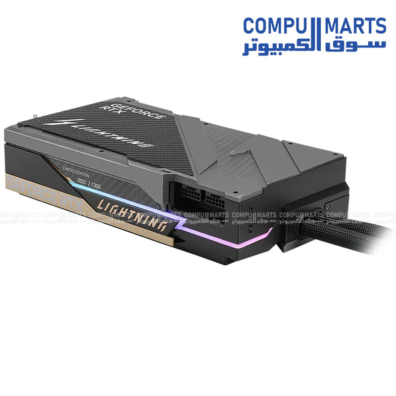 MSI GeForce RTX™ 5090 32G LIGHTNING Z Graphics Card – 32GB GDDR7, 512-bit, PCIe 5.0 x16, 21760 CUDA Cores, 2775MHz Extreme Clock, HDMI 2.1b, DisplayPort 2.1b, 8K 7680x4320, Dual 16-Pin Power - Image 3