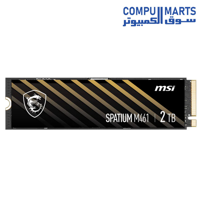 MSI SPATIUM M461 PCIe 4.0 NVMe M.2 Internal SSD - Image 4