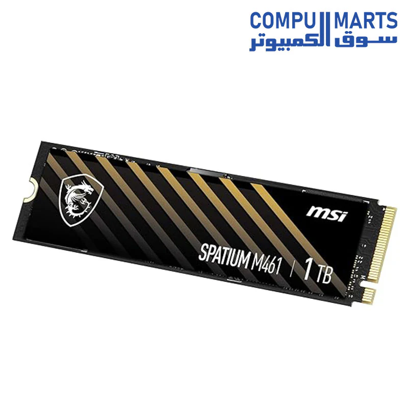MSI SPATIUM M461 PCIe 4.0 NVMe M.2 Internal SSD - Image 5