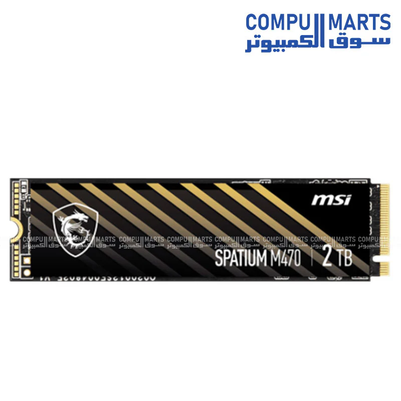 MSI SPATIUM M470 PRO PCIe 4.0 NVMe M.2 SSD (1TB / 2TB) - Image 2