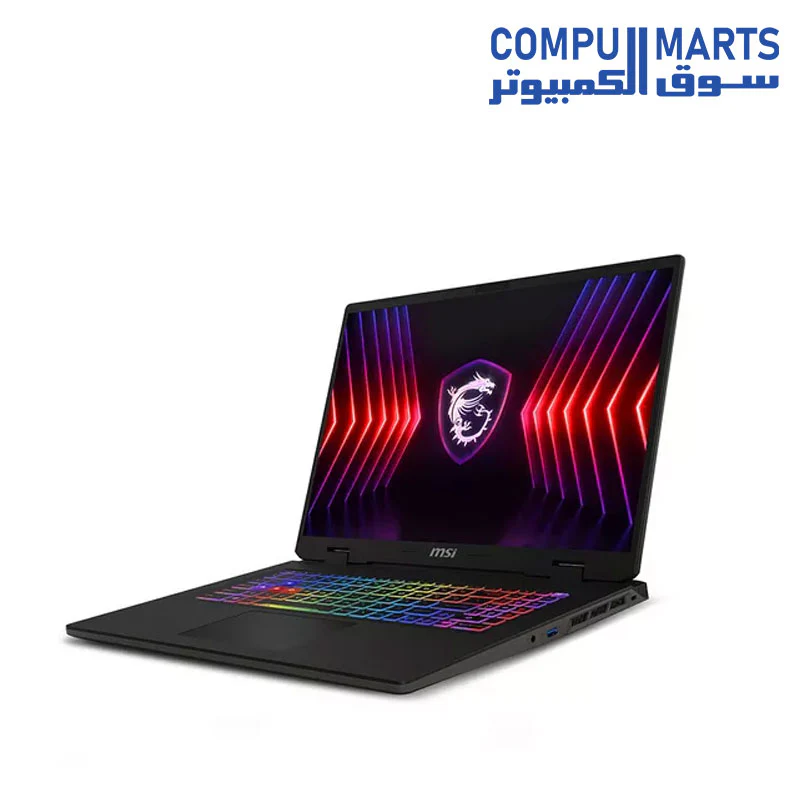 MSI Sword 16 HX B13VFKG-687EG Laptop (Intel Core i7-13700HX - 16GB Ram - M.2 NVMe 512GB - Nvidia RTX 4060 8GB - 16 Inch FHD+ IPS 144Hz - Win11) - Cosmos Gray - Image 4