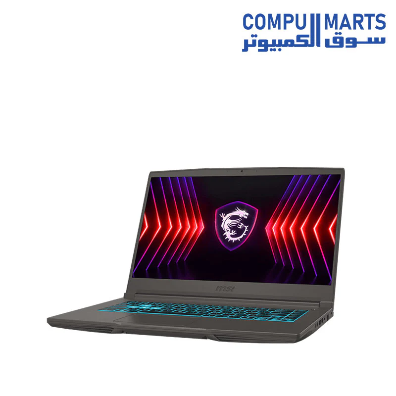 Msi Thin 15 B12UDX-2224US Gaming Laptop Intel Core i5-12450H 512GB SSD 8GB Ram Nvidia GeForce RTX 3050 15.6" Inch FHD Win.11 - Cosmos Gray  - Image 3