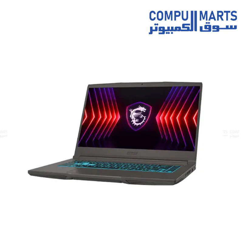 MSI Thin 15 B13VE Gaming Laptop – Intel Core i7-13620H, RTX 4050, 16GB RAM, 512GB SSD, 15.6" FHD – Cosmos Grey - Image 3
