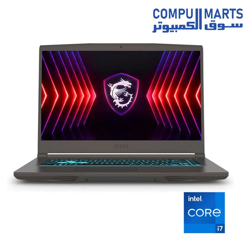 MSI Thin 15 B13VE Laptop - Intel Core i7-13620H - 16GB - 512GB SSD - NVIDIA GeForce RTX 4050 6GB - 15.6" FHD 144HZ - Gray - Image 2