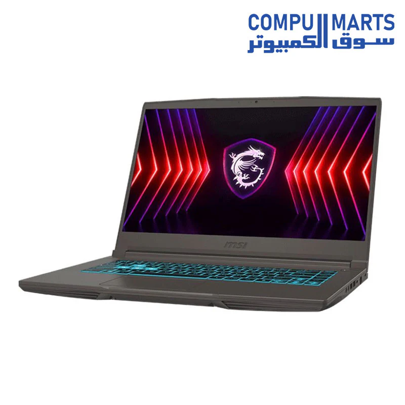 MSI Thin 15 B13VE Laptop - Intel Core i7-13620H - 16GB - 512GB SSD - NVIDIA GeForce RTX 4050 6GB - 15.6" FHD 144HZ - Gray - Image 3