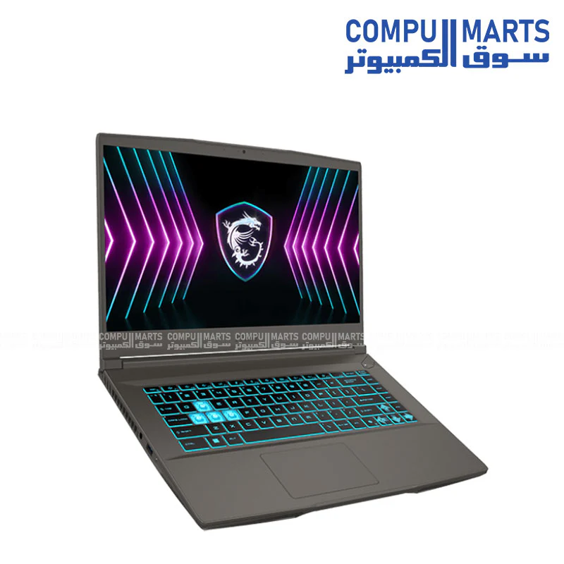 MSI Thin 15 B2RVE Gaming Laptop – Intel Core 7 240H, NVIDIA GeForce RTX 4050 6GB GDDR6, 15.6" FHD 144Hz, 16GB DDR5 , 512GB SSD - Image 2