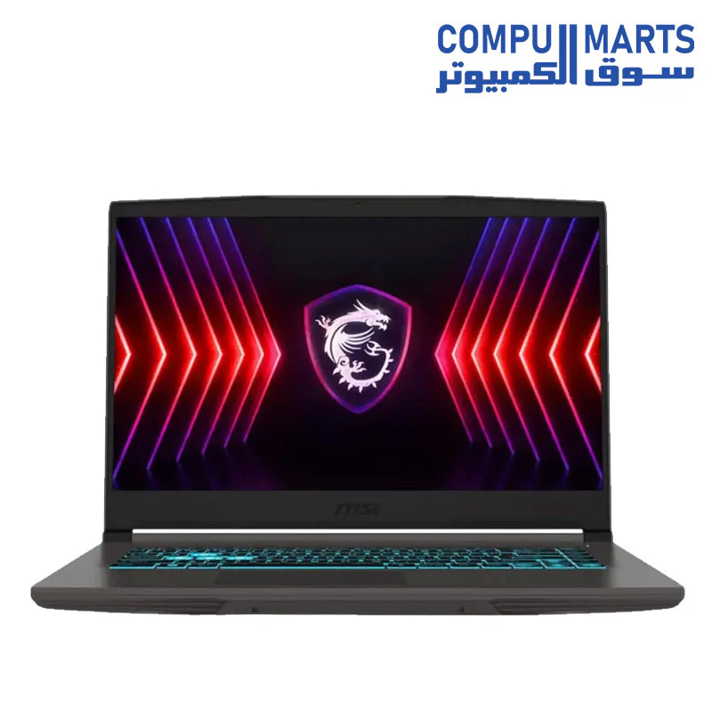 MSI Thin A15 B7VE Gaming Laptop – AMD Ryzen 7 7735HS, NVIDIA GeForce RTX 4050 6GB, 15.6" FHD Display, 16GB DDR5 RAM, 512GB SSD, DOS, Black - Image 2