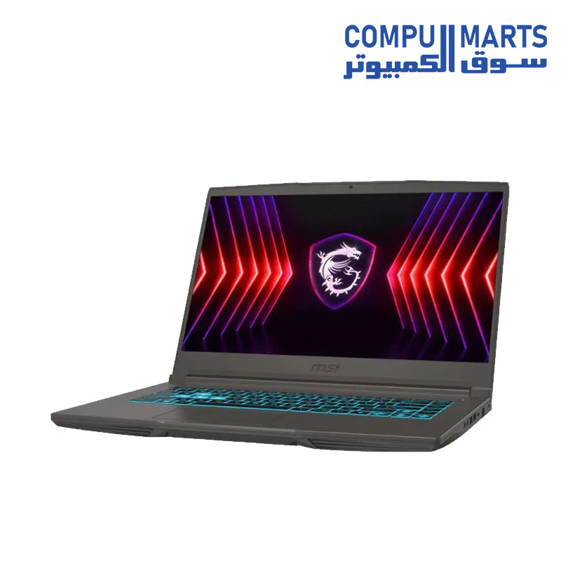 MSI Thin A15 B7VE Gaming Laptop – AMD Ryzen 7 7735HS, NVIDIA GeForce RTX 4050 6GB, 15.6" FHD Display, 16GB DDR5 RAM, 512GB SSD, DOS, Black - Image 3