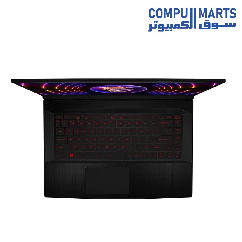 MSI Thin GF63 12UC-835XAE, Intel Core i7-12650H, RAM 16GB, 512GB SSD NVMe, RTX 3050 4GB, 15.6 FHD IPS 144Hz, Black + M88 MOUSE - Image 2