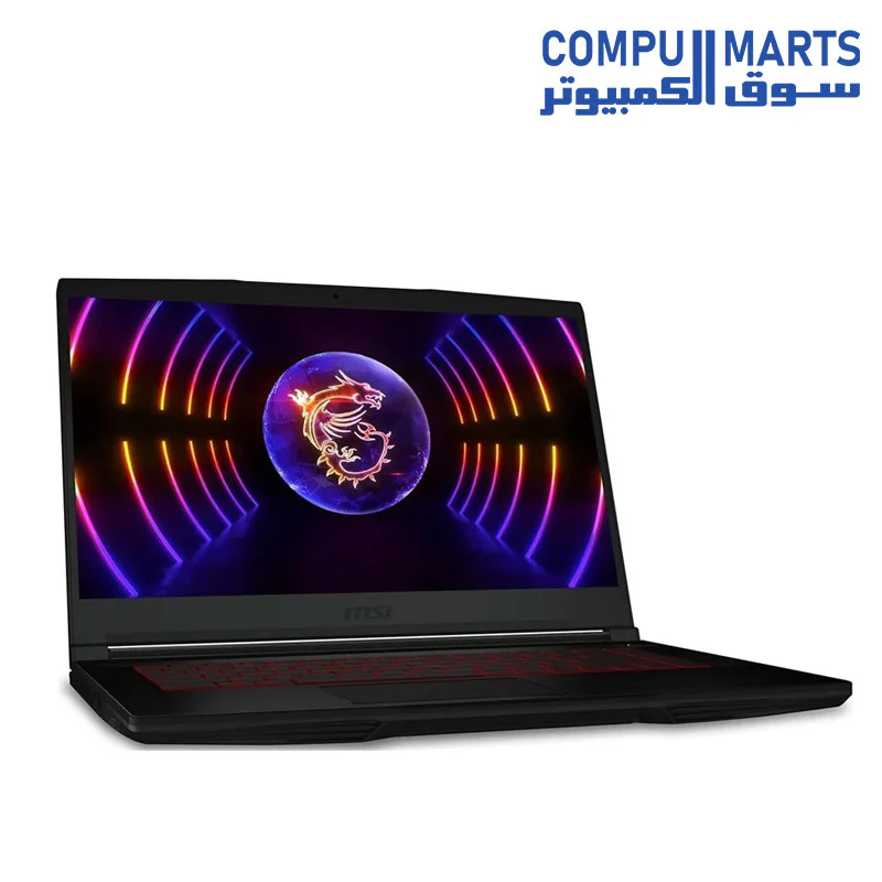 MSI Thin GF63 12UC-835XAE, Intel Core i7-12650H, RAM 16GB, 512GB SSD NVMe, RTX 3050 4GB, 15.6 FHD IPS 144Hz, Black + M88 MOUSE - Image 3