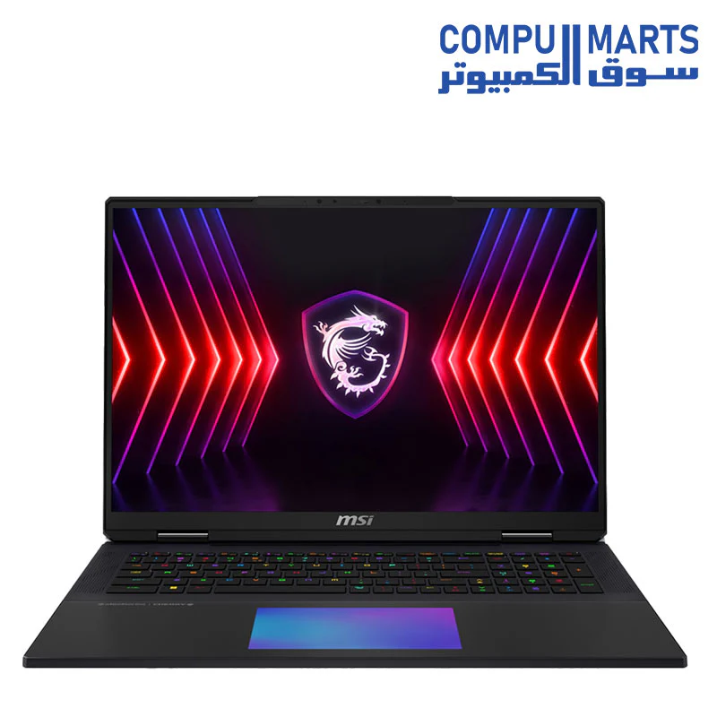 MSI TITAN 18HX A14VI-093KH - I9 14900HX - (64GB) DDR5 32GB*2 - SSD 2TB PCIE - RTX 4090 16GB GDDR6 - 18"UHD - IPS -120HZ - Windows 11 - Image 2