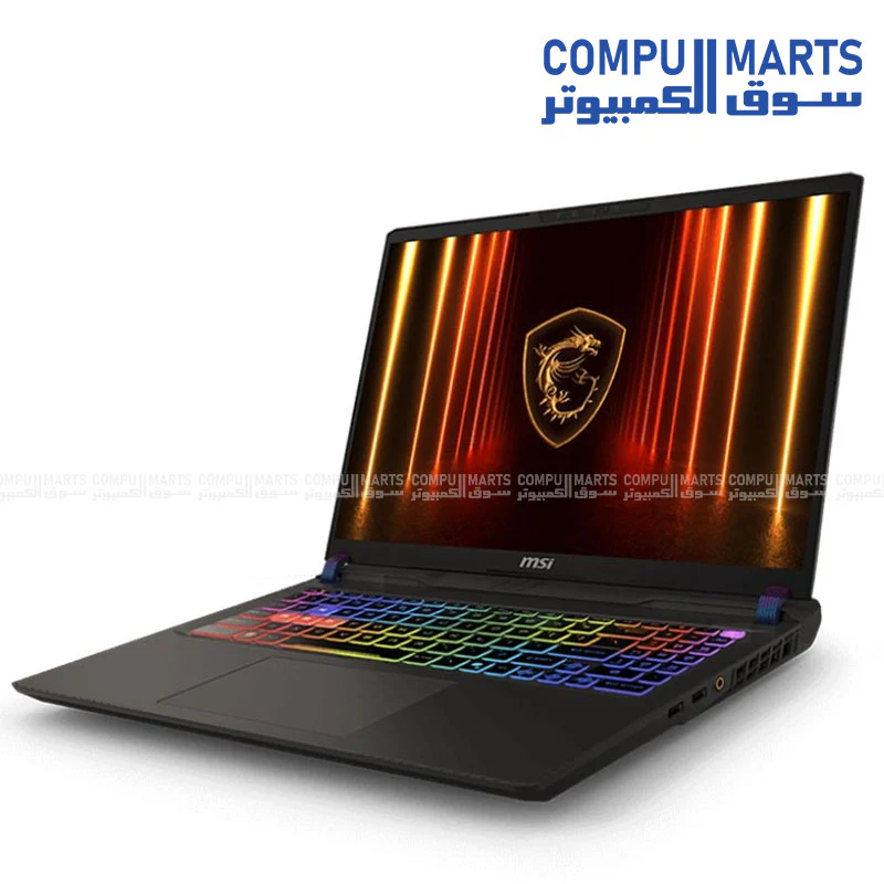 MSI Vector 16 HX AI (A2XWHG) – 16" QHD+ 240 Hz / Core Ultra 9 275HX / RTX 5070 Ti 12GB / 32 GB DDR5-5600 / 1TB SSD – Cosmos Gray - Image 3