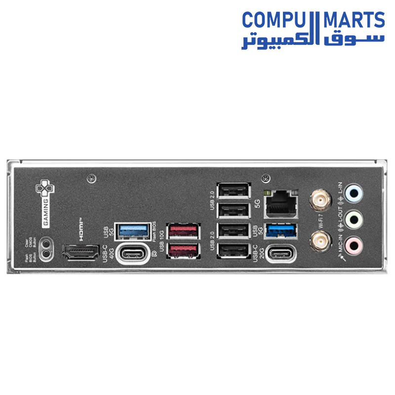 MSI X870 Gaming Plus WiFi Motherboard, ATX - Supports AMD Ryzen 9000/8000 / 7000 Processors, AM5-60A SPS VRM, DDR5 Memory Boost 8200+ MT/s (OC), PCIe 5.0 x16 & 4.0 x16, M.2 Gen5, Wi-Fi 7, 5G LAN - Image 4
