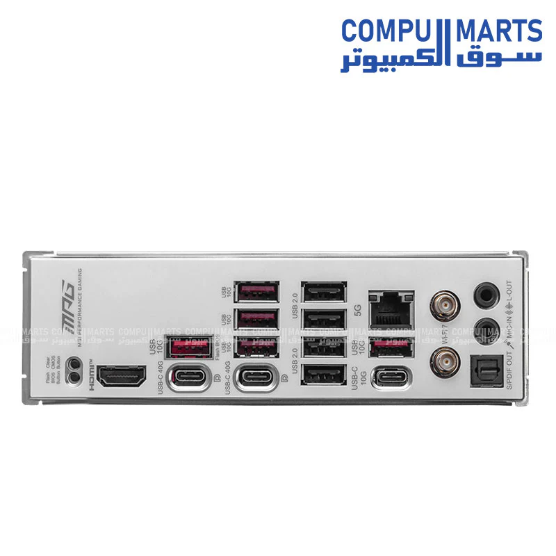 MSI MPG X870E EDGE TI WIFI – ATX AM5 Motherboard | X870E Chipset | DDR5 8400+MT/s | Wi‑Fi 7 - Image 5