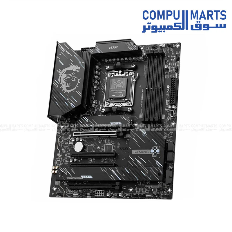 MSI X870E Gaming Plus WiFi – AMD AM5 ATX DDR5 Motherboard with PCIe 5.0 & Wi-Fi 6E - Image 3