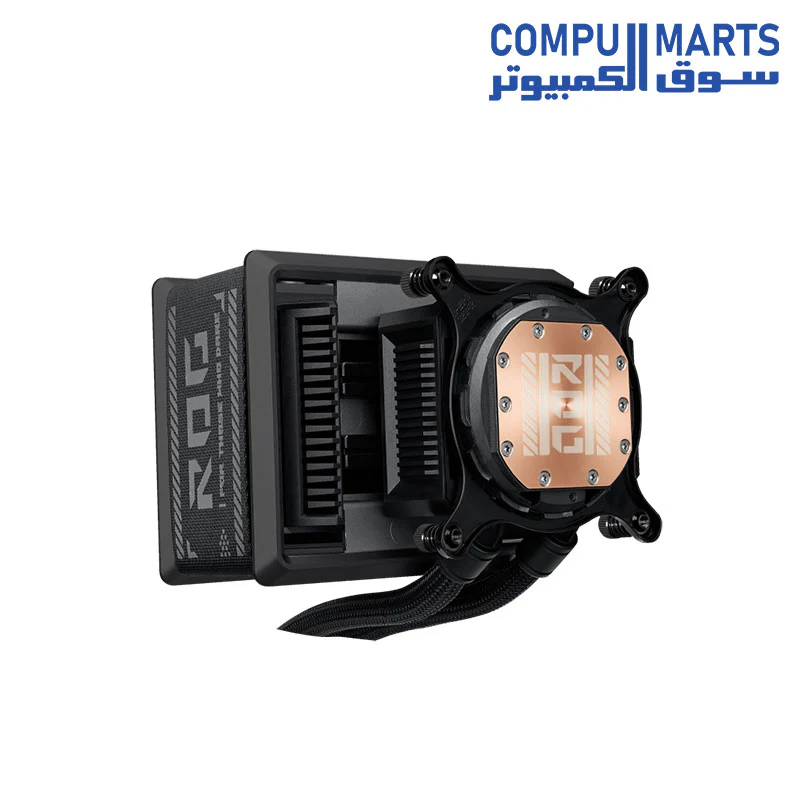 ASUS ROG RYUO IV SLC 360 ARGB MOVEABLE CURVED 6.7" AMOLED LCD  Liquid CPU Cooler - Image 6