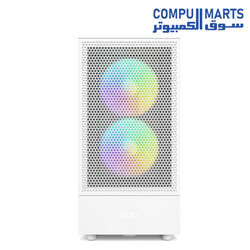 NZXT H5 Flow RGB ATX Mid-Tower Gaming Case - High Airflow, Tempered Glass, Cable Management, 280mm Radiator Support - Image 11