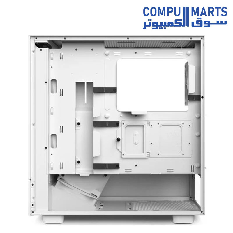 NZXT H5 Flow RGB ATX Mid-Tower Gaming Case - High Airflow, Tempered Glass, Cable Management, 280mm Radiator Support - Image 7