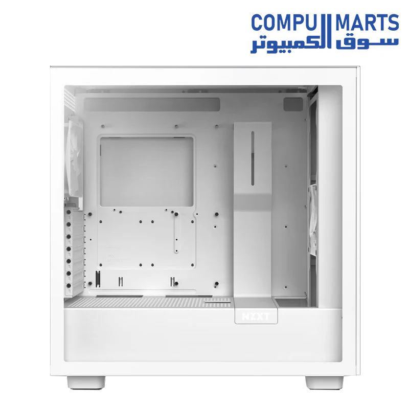 NZXT H7 Flow ATX Tempered Glass Mid Tower Perforated & Ventilated Gaming Case w/ 2x120mm Fans & USB Type-C Port -Matte - Image 7