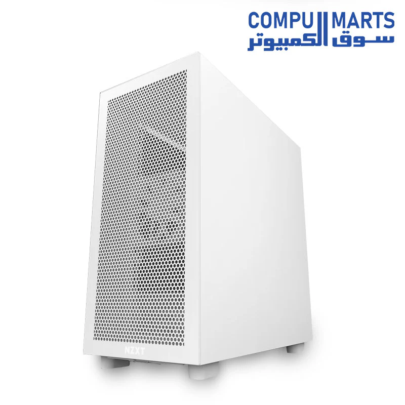 NZXT H7 Flow ATX Tempered Glass Mid Tower Perforated & Ventilated Gaming Case w/ 2x120mm Fans & USB Type-C Port -Matte - Image 9