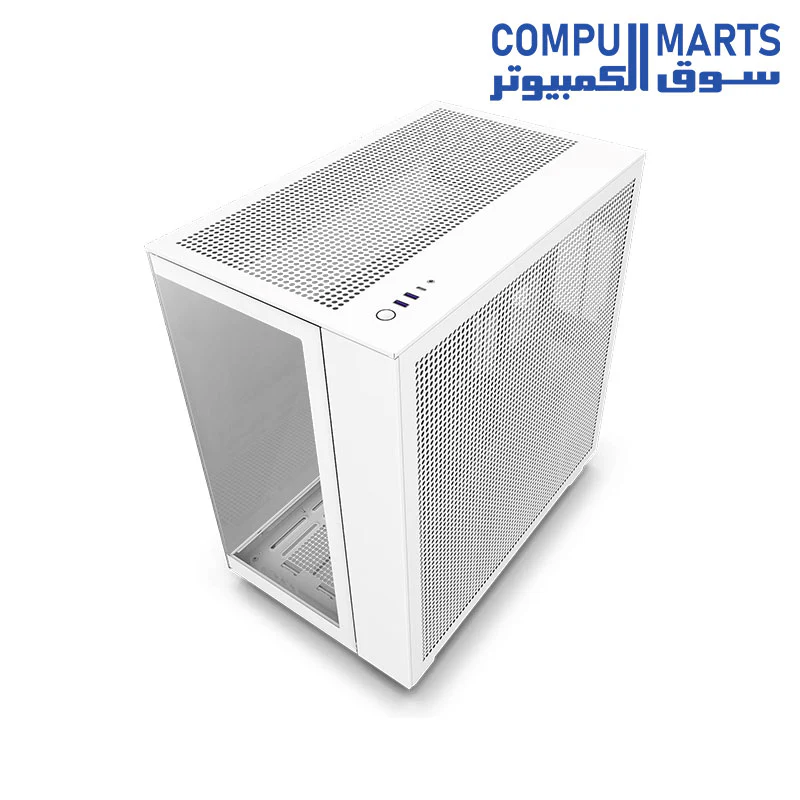 NZXT H9 Flow Perforated Dual-Chamber Mid-Tower Tempered Glass Mid Tower Gaming Case w/ 4xF120Q Fans & USB Type-C Port - Image 8