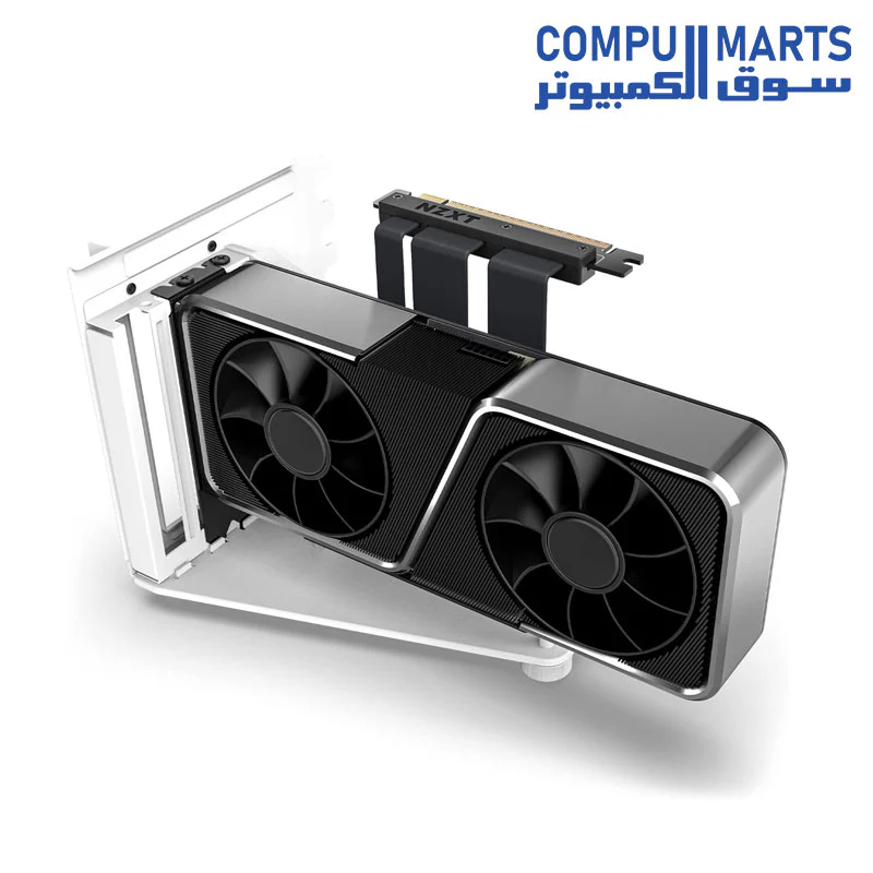 NZXT Vertical GPU Mounting Kit - AB-RH175-W1-175 mm PCIe 4.0x16 Riser Cable - GPU Holder - Sturdy Steel Bracket - Image 7