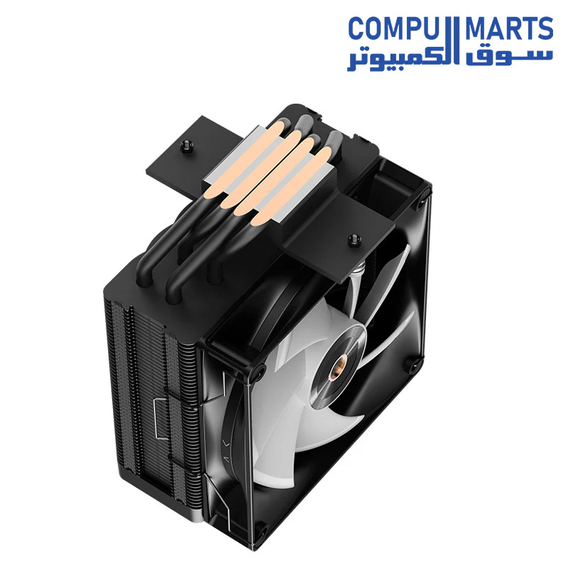 Ocypus Delta A40 ARGB CPU Cooler,CPU Air Cooler with ARGB Function,120MM Hydraulic Bearing Silence PWM Fan - Image 4