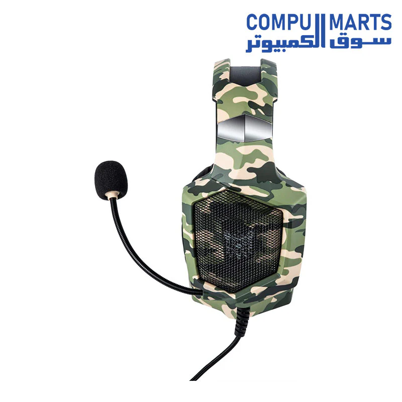 Onikuma K8 Surround Sound RGB LED Light Gaming Headset with Microphone for Mobile,PS4 and PC - Image 3