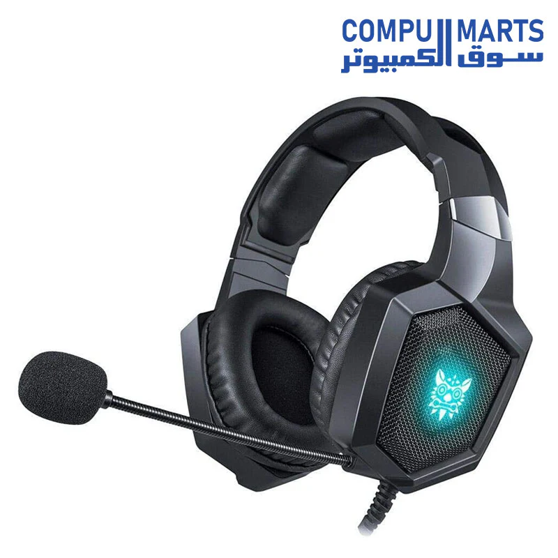 Onikuma K8 Surround Sound RGB LED Light Gaming Headset with Microphone for Mobile,PS4 and PC - Image 8