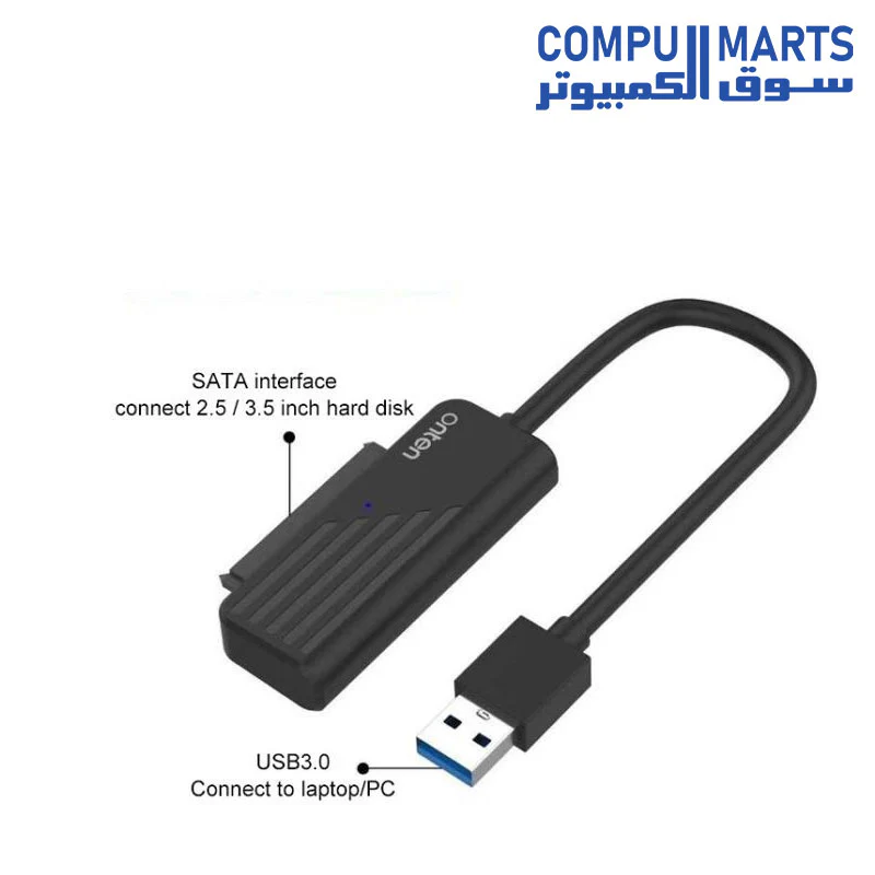 ONTEN USB 3.0 to SATA Adapter – 0.25M | OTN-US301 - Image 3