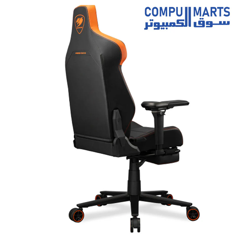 COUGAR Armor EVO M Gaming Chair with Breathable Premium PVC Leather, 5D Adjustable Armrests, Retractable Footrest, Lumbar Cushion, Magnetic Neck Pillow Foam - Image 4