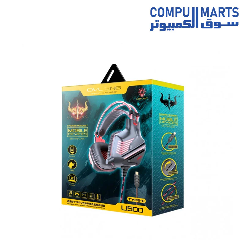 OVLENG (U500) USB Type-C Headset Gaming - Image 3