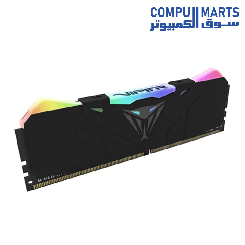 Ram PATRIOT VIPER RGB SERIES 8GB (1 X 8GB) 3600MHZ SINGLE W/BLACK HEATSHIELD - Image 2