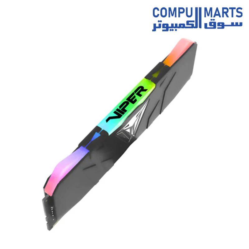 Ram PATRIOT VIPER RGB SERIES 8GB (1 X 8GB) 3600MHZ SINGLE W/BLACK HEATSHIELD - Image 3
