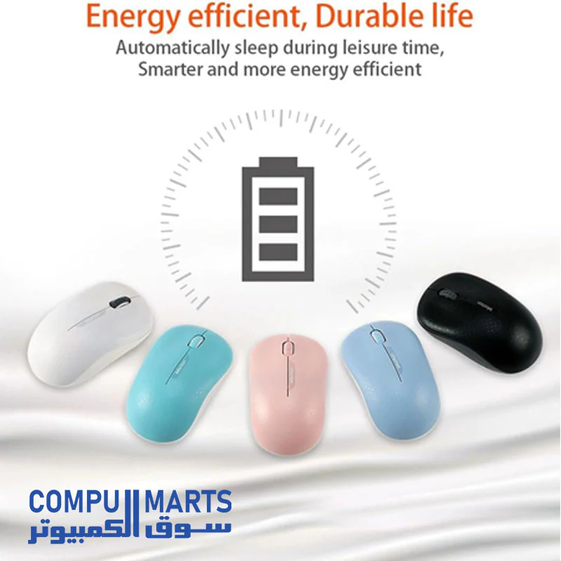 PC Meetion R545 Wireless USB Mouse With LED Light DPI Control For PC And Laptop - - Image 5